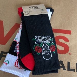 • VANS “Off The Wall” Men’s socks ( 2 pairs socks set )